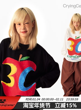 CryingCenter 3C苹果涂鸦长袖TE 哭喊中心