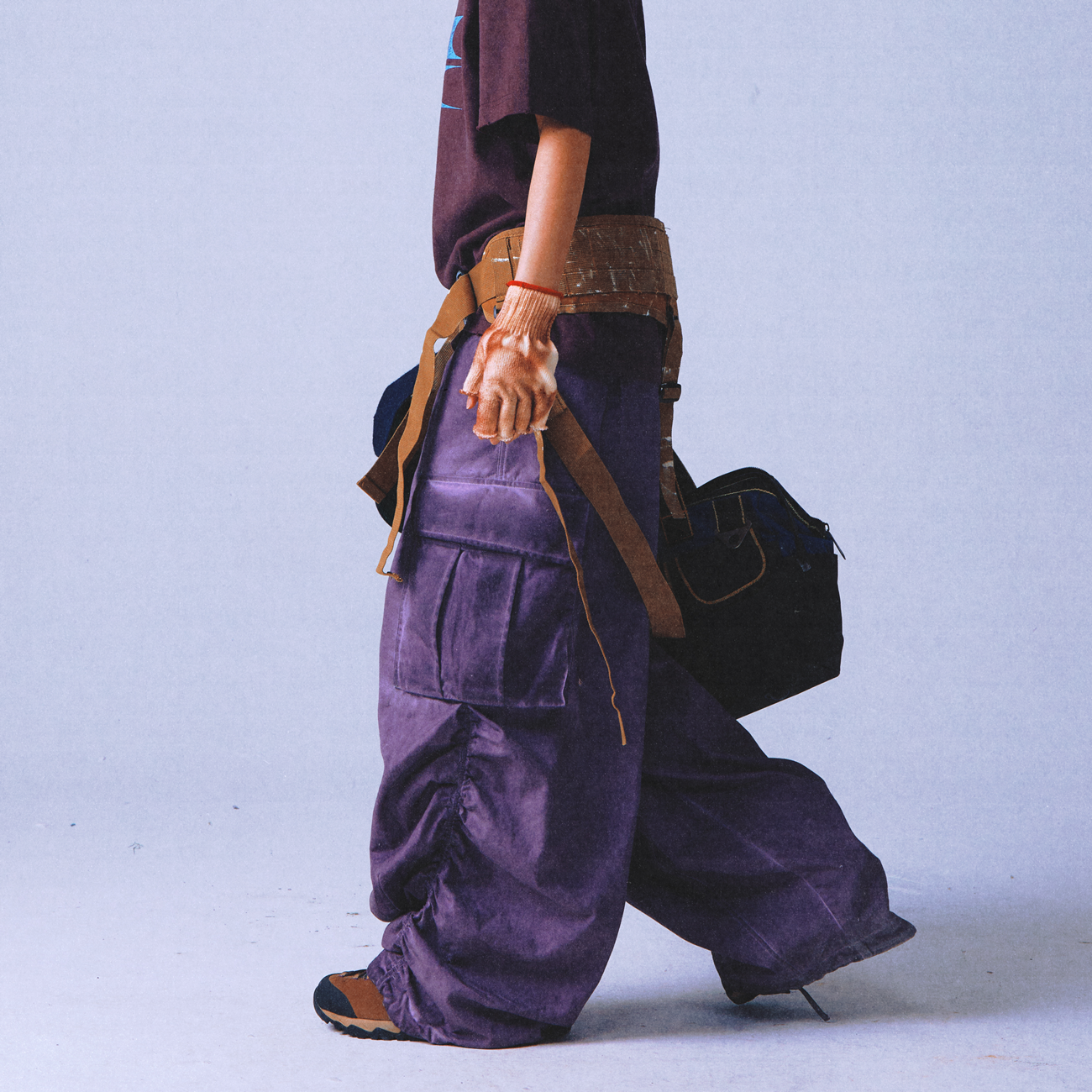 CryingCenter 限定配色重磅洗水做旧工装裤 廓形长裤休闲街头,男装,休闲裤,淘宝优惠券,粉丝福利购,淘宝优惠卷