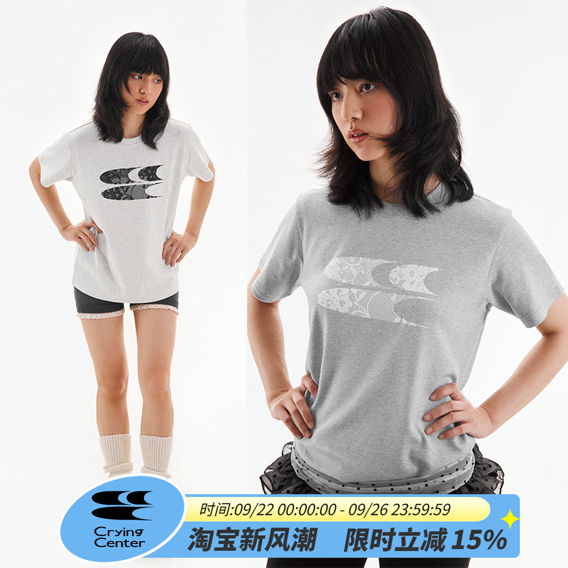 蕾丝短袖cryingcenter