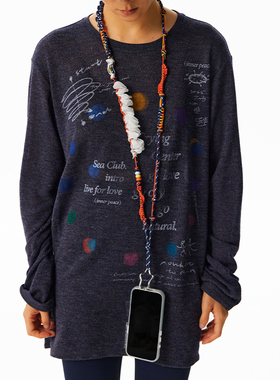 CryingCenter 多用蕾丝串珠尼龙编织绳手机绳腰绳挂绳 哭喊中心