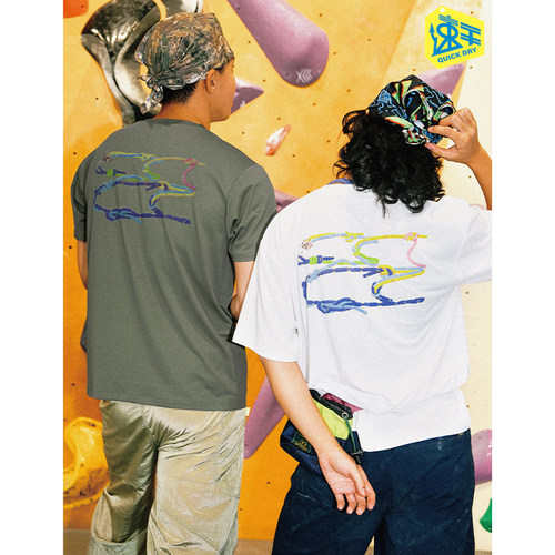 CryingCenter  攀岩绳索3Clogo吸湿速干圆领TEE 哭喊中心