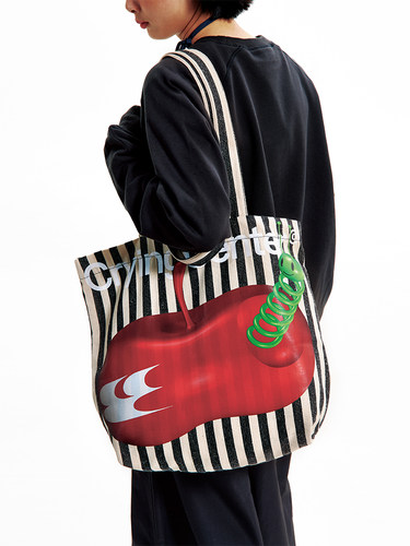 cryingcenter托特包青春流行条纹