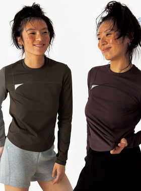 CryingCenter 分割运动吸湿速干修身羽毛球长袖tee 哭喊中心