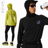 CryingCenter保暖带帽修身 中性保暖马拉松慢跑户外跑 打底情侣款