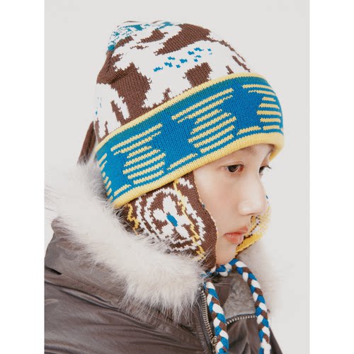 cryingcenter护耳针织帽日系复古