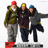 卫衣外套男女款 CryingCenter经典 logo印花奥绒加绒连帽开衫