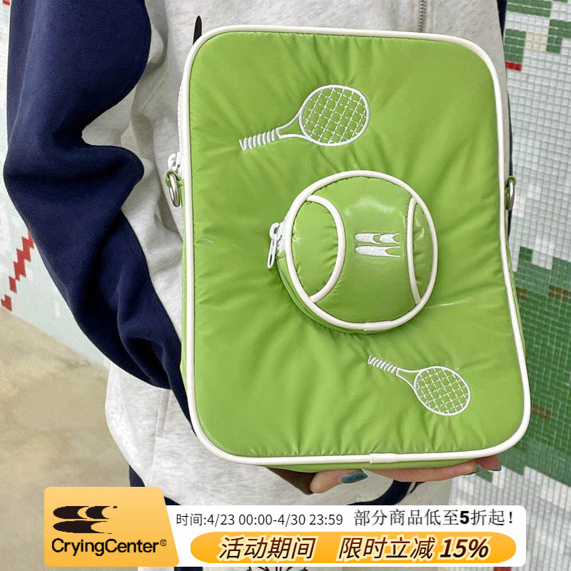 CryingCenter  网球刺绣iPad包 哭喊中心