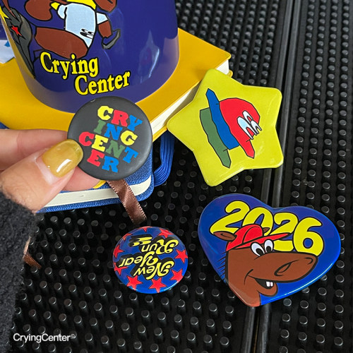 CryingCenter 2026新年马年徽章趣味吧唧 Pin 套组 哭喊中心