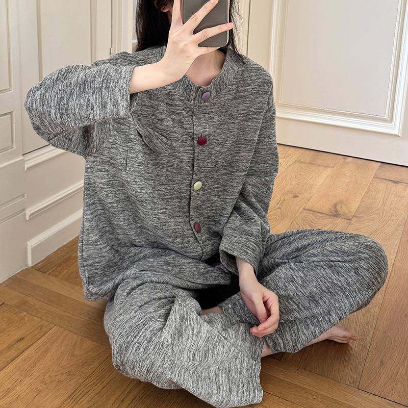 绵羊绒睡衣女秋冬季新款宽松慵懒风开衫长袖长裤可外穿家居服套装,女士内衣/男士内衣/家居服,睡袍/浴袍,淘宝优惠券,粉丝福利购,淘宝优惠卷