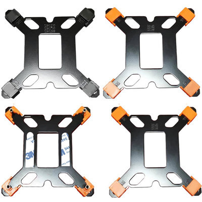 台式机电脑CPU散热器底座支架 1700/115X/1366三用金属材质背板