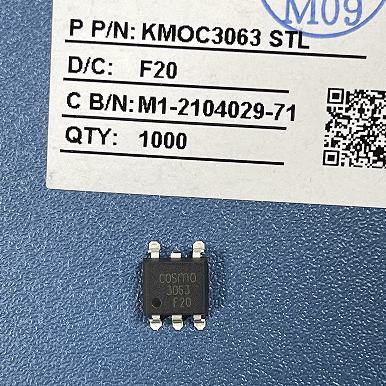 光耦KMOC3063 SOP5贴片 耦合器芯片 冠西COSOM全新原装货