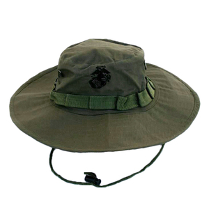 军绿战术奔尼帽男款防晒大檐圆边帽军迷户外宽檐迷彩圆盘帽渔夫帽