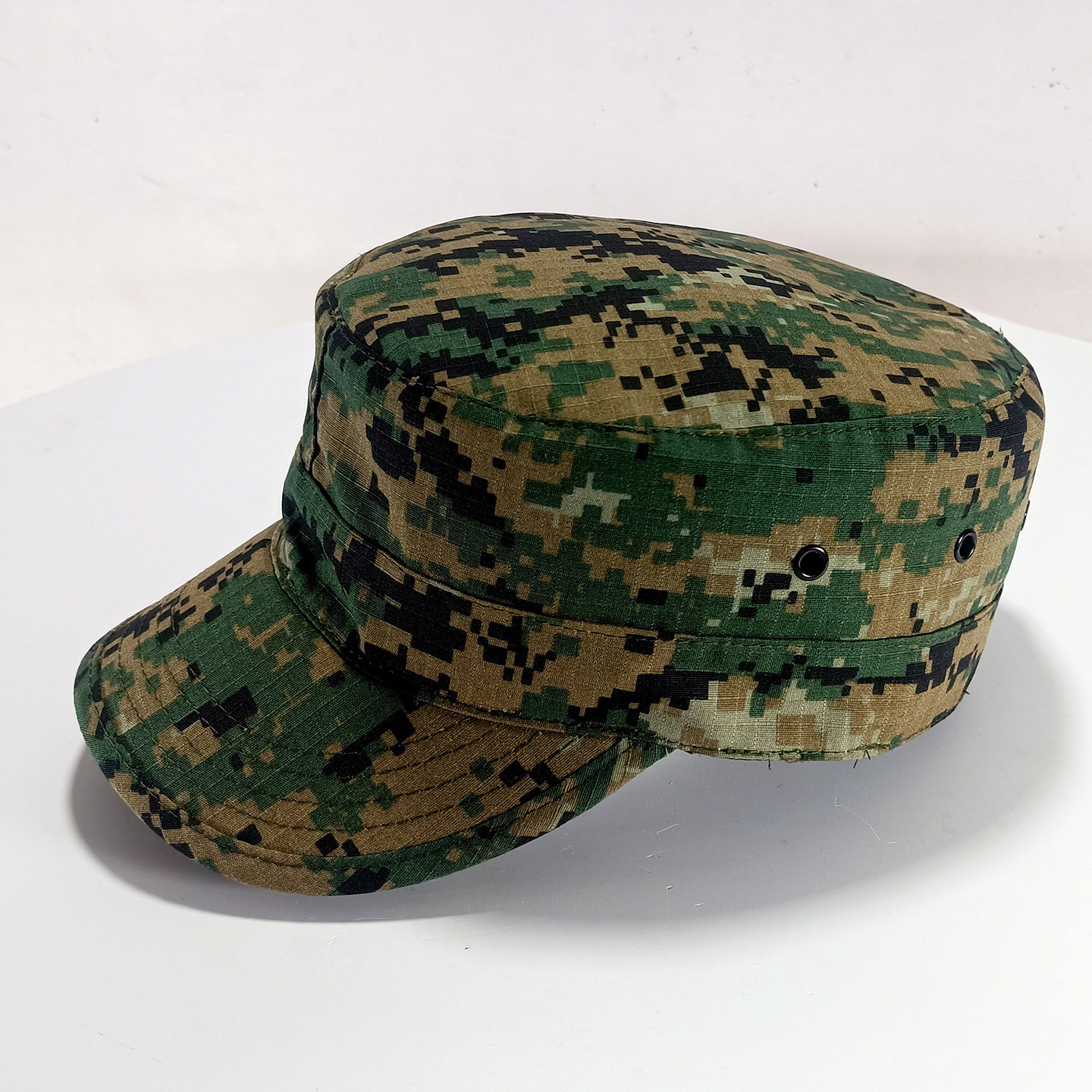 户外军迷美式调节迷彩小兵帽子战术作训男款定制大头围棒球鸭舌帽