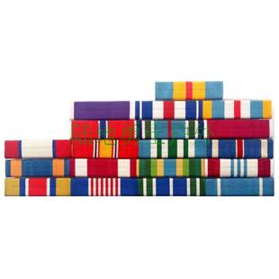 军迷美国陆将军校官常服礼服彩色挂件胸条胸章勋略章资历架徽章