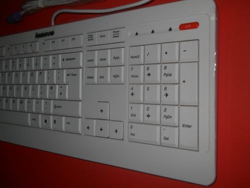 超薄联想原装键盘usb鼠标一体机