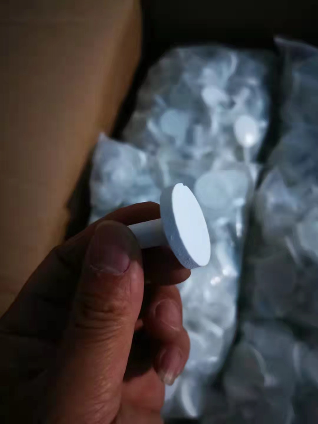 珊瑚基座 圆形带杆 陶瓷 超级吸水