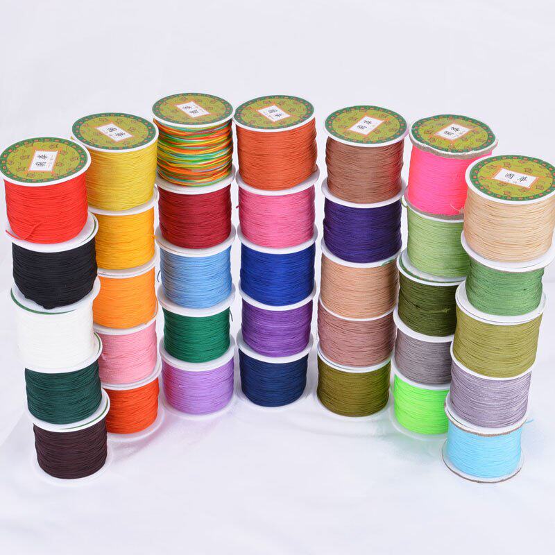 正品国华玉线72号线0.8mm多色挂绳玉线串珠手链珠宝编织线DIY线材