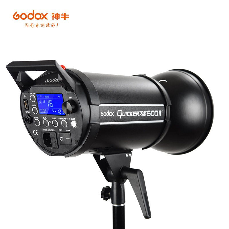 神牛闪客600II二代600W闪光灯高速同步影室灯影楼摄影柔光灯 优惠