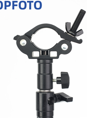 aopfoto摄影魔术腿管用夹万向夹转接头转盘旗板固定夹全金属灯架