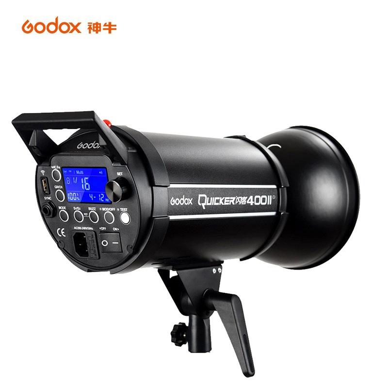 神牛闪客400II二代400W闪光灯高速同步影室灯影楼摄影柔光灯