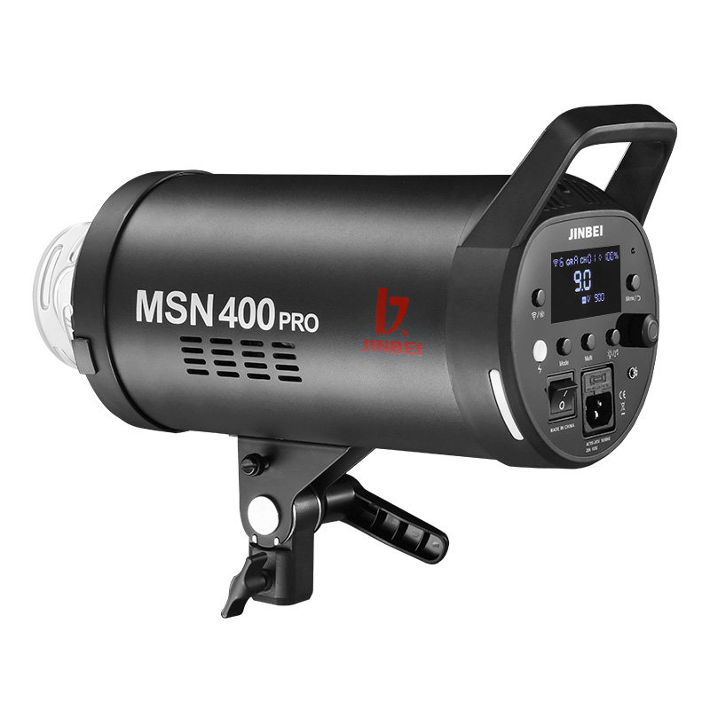 金贝高速闪光灯msn400pro摄影灯摄影棚柔光补光灯人像儿童拍照