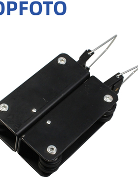 aopfoto 天花路轨附件 双滑轮 灯具滑轮 轨道滑轮 灯具滑车双滑车