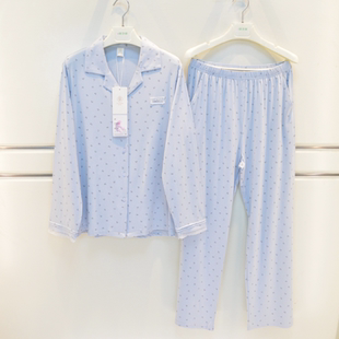 雪尔绵睡衣2026春夏女士莫代尔棉高级感大方长袖气质青年家居服套