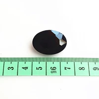 18*25 мм овальный твердый черный