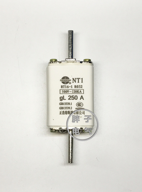 正浩 正品 NT1 gL 100A 160A 200A 250A 500V 熔断器 熔芯 保险丝