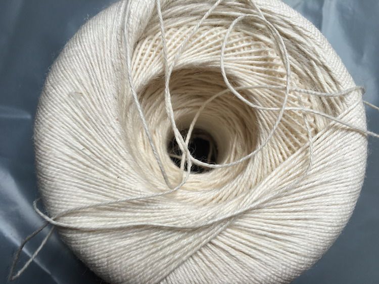 纯苎麻线进口白麻绳天然5股细白麻线12股白麻吊牌线绳纳鞋底麻线