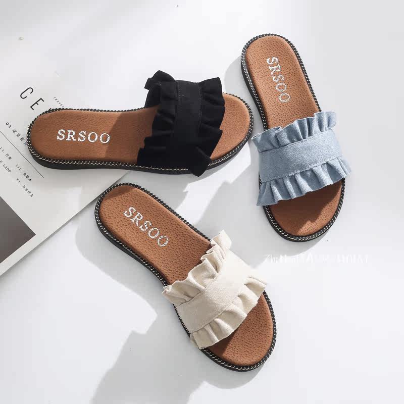 Sandales femme en suede - Ref 2671854 Image 3