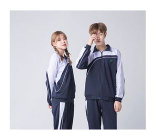 深圳校服初中高中学生特版空气棉中冬衣拉链裤 中学长裤 外套