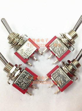 台湾salecom SH 进口 摇头 钮子开关 T8013-SEBQ T80-T 3脚2档6MM