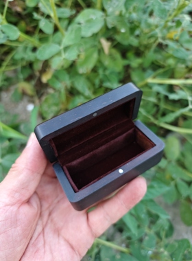 紫檀木印章盒印鉴私章公章姓名章法人章盒实木质玉石收纳盒