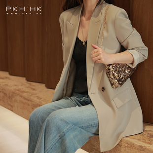 PKH.HK特秋私服小众牌儿通勤日常好利落笔挺长期主义经典西装外套