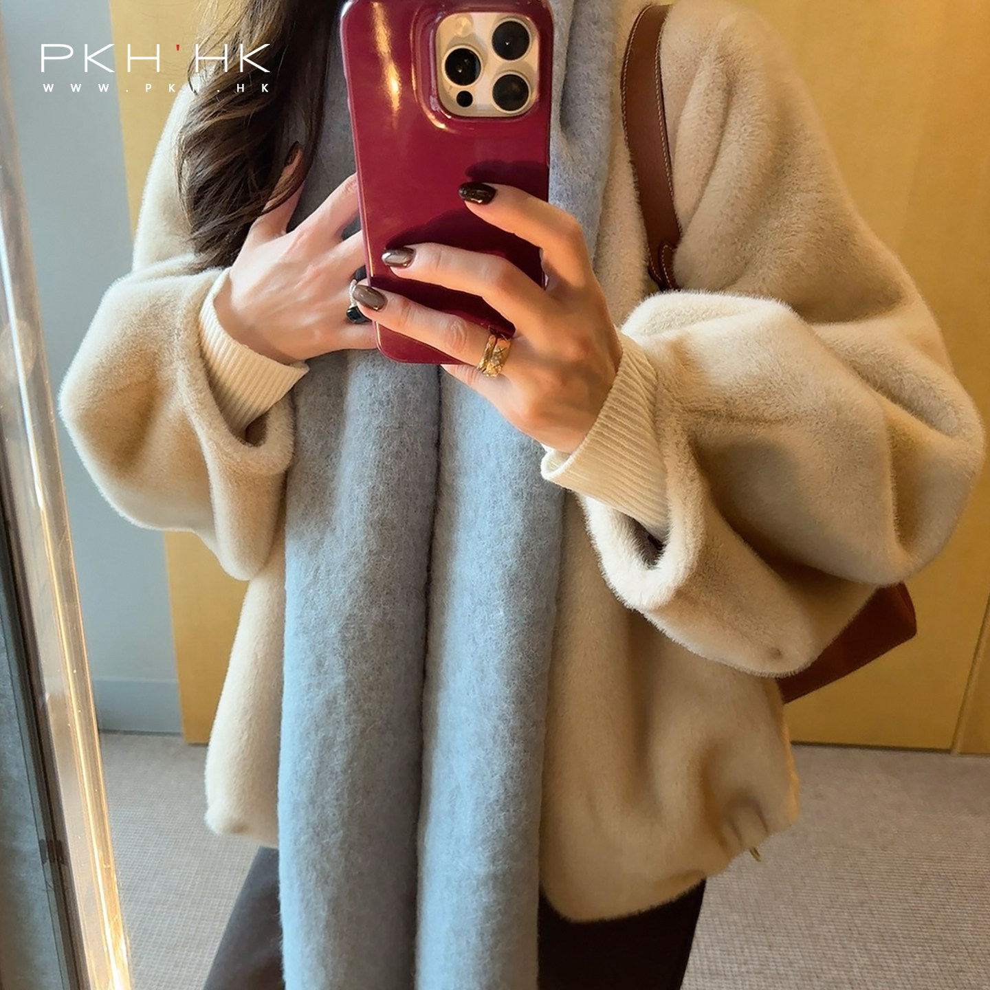 ����ɫ��12-14�����ҷ� S PKH.HK�ض���������ů��С��������Ƥ�������°�������ӷ�׶����� 499.84Ԫ