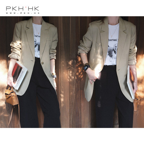 入秋时髦单品西装外套PKH.HK经典