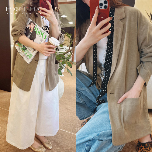 PKH.HK特秋上新私服长在审美点上的简约率性日常休闲可通勤薄西装