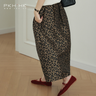 立体动物纹A字半裙 文私服俏皮时髦流行点儿上 PKH.HK特 春上新
