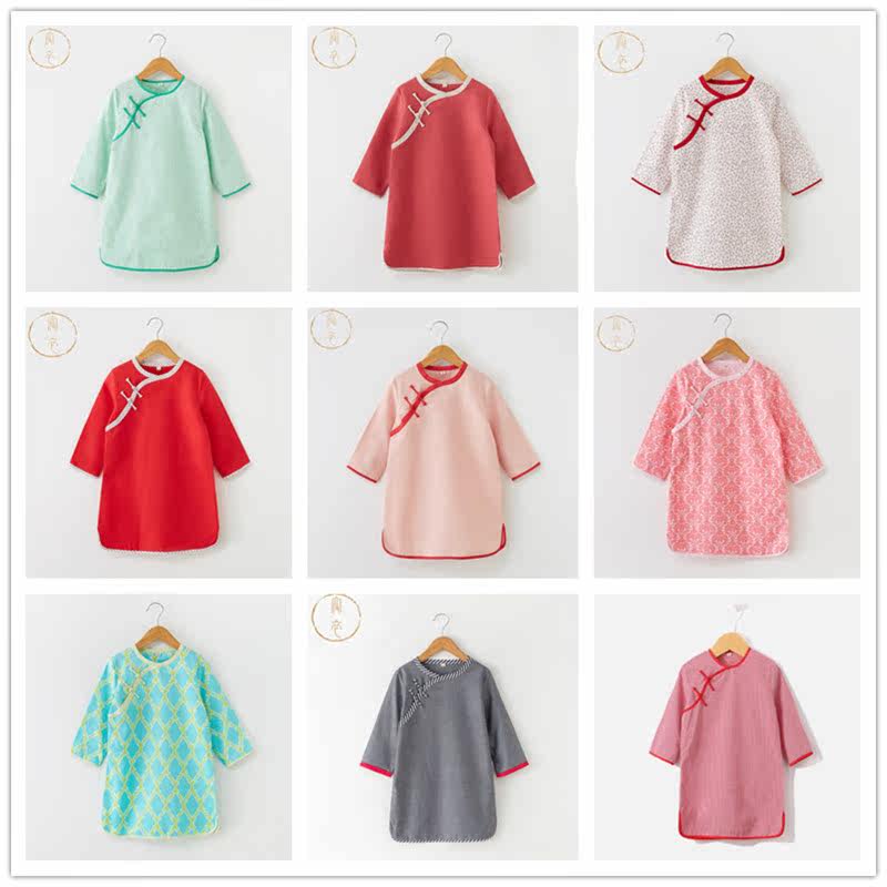 Original design men and women Tang costume Hanfu Cheongsam skirt Long sleeve Short sleeved Sleeveless Hand Pankou Setin the Children/Baby/Family fitted , Children's Robes/Costume/National costume , Cheongsam  category - from Buy2taobao.com to provide professional Taobao agent buy service