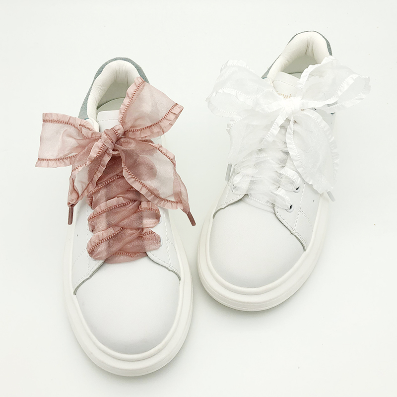 4cm宽大蝴蝶雪纱蕾丝欧根纱女