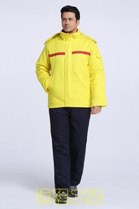 中石油棉服 加油站黄色工装 中石化工服 中海油棉衣 加气站棉服