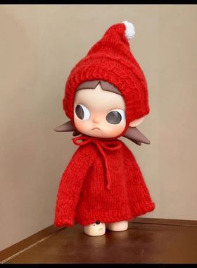 红色毛衣Zsiga动人偶娃衣向往之处毛衣套装嘎子姐着替换装