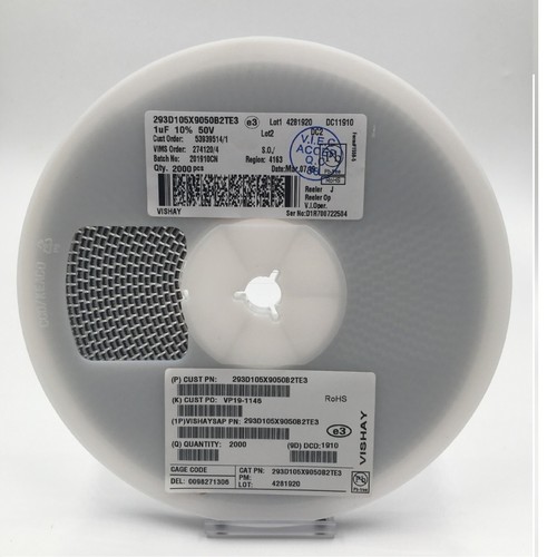 220uF 4V 20% V型 7343 VISHAY贴片钽电容 T55V227M004C0015