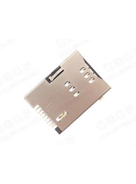 SIM卡座 8P   型号：GLSM02 SIM卡座 H1.8 PLUS  PIN数：8+1P=QBL