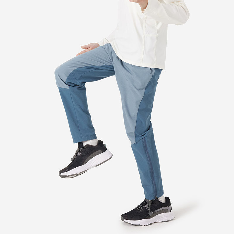 【高品质 四面弹】纯一良品男童体育课跑步运动裤薄 撞色户外个性