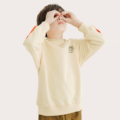 男童圆领毛圈卫衣宝宝休闲服4岁