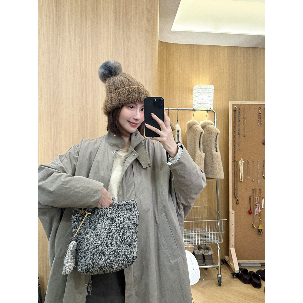 95白鹅绒一衣3穿中长款羽绒服