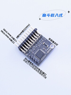 ELRS/CRSF/PWM/SBUS/PPM空地一体