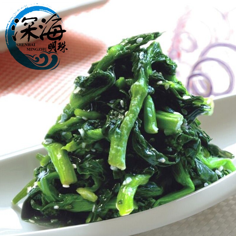 韩式小菜心 即食万年青橄榄菜 油菜心 脱水菜芯蒜香味400g